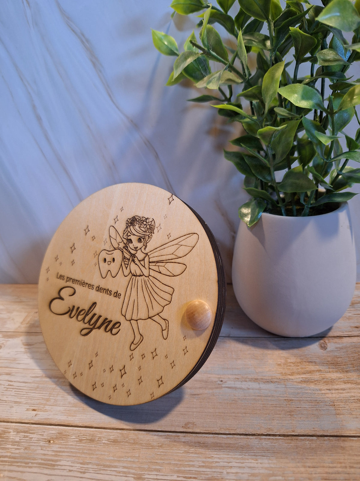 🦷 Boîte à dents de lait personnalisée pour fille et garçon