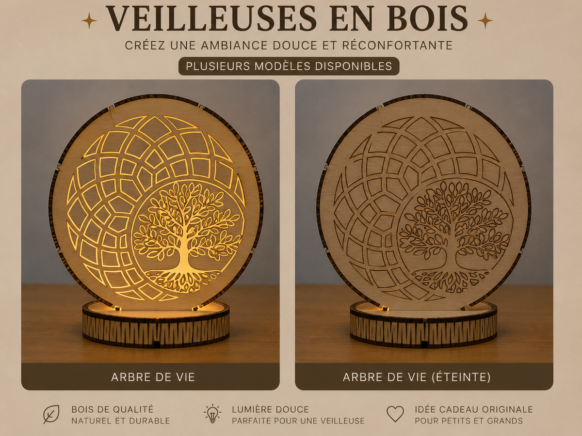Veilleuse personnalisée – Hérisson sous les étoiles