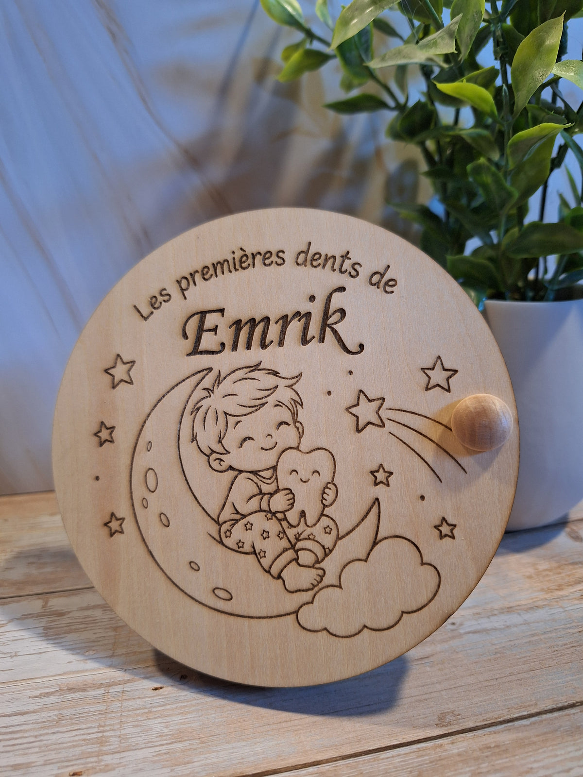🦷 Boîte à dents de lait personnalisée pour fille et garçon