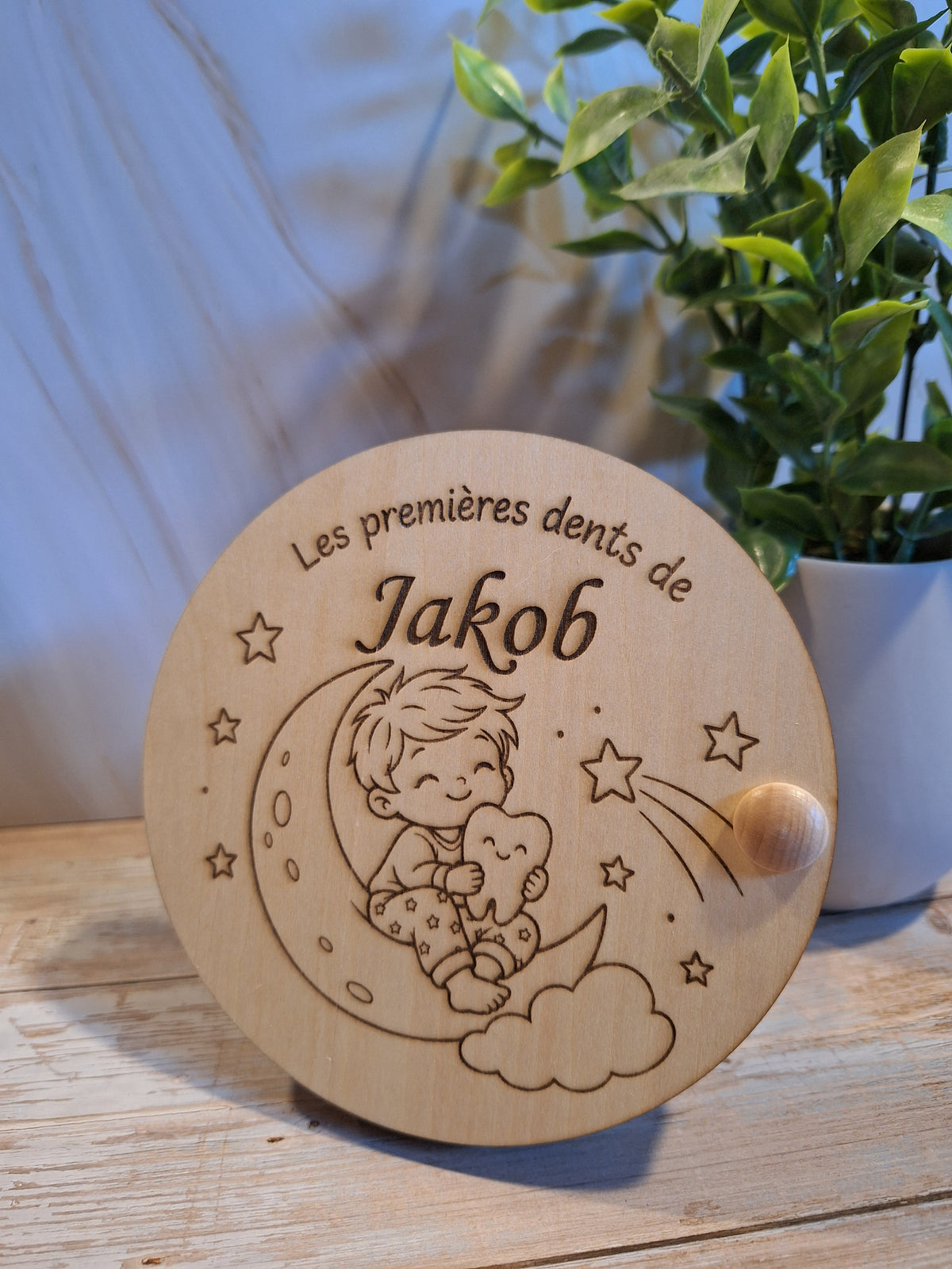 🦷 Boîte à dents de lait personnalisée pour fille et garçon